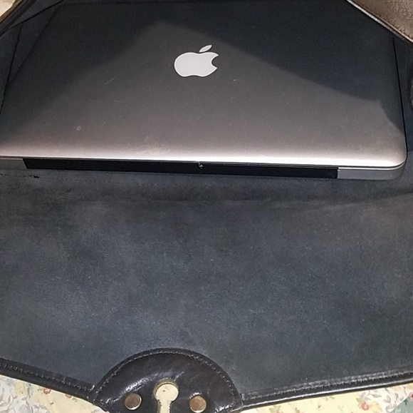 vintage Dooney & Bourke Cavalry portfolio black - Picture 4 of 8